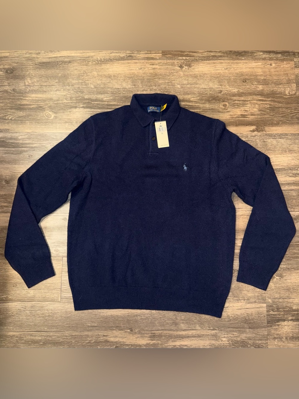 Polo by Ralph Lauren Navy Long-Sleeve Polo Shirt